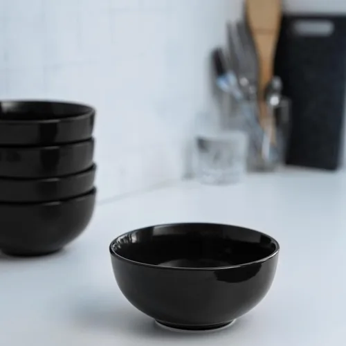 Miniatura 5 de KooK Tazones de sopa, cuenco para cereales, cerámica, cuencos para cocina, microondas, lavavajillas y congelador, platos de porcelana para pasta