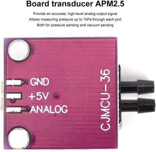 Miniatura 4 de ViaGasaFamido MPXV7002 Sensor de presión de ruptura Sensores piezorresistivos Sensor de velocidad de aire Sensores de presión de silicio monolítico
