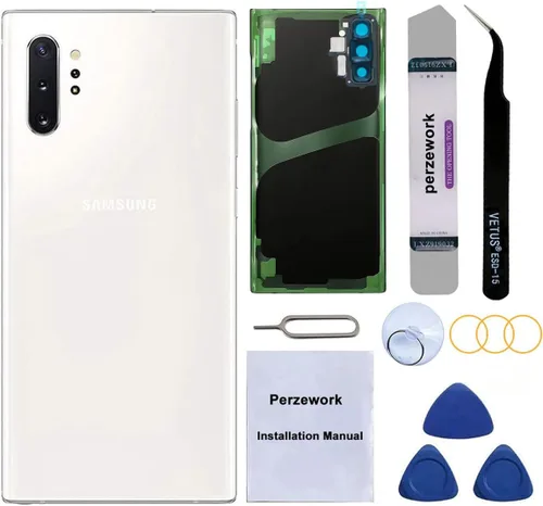 Miniatura 8 de Reemplazo de cristal trasero trasero para Samsung Galaxy Note 10+ Plus 6.8 pulgadas 5G con kit de herramientas de reparación y adhesivo preinstalado