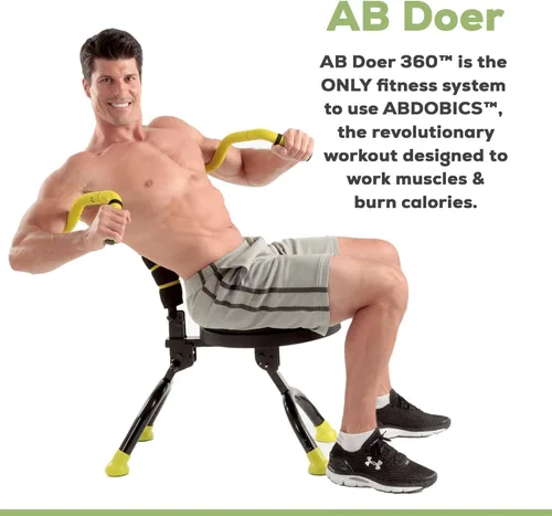 Miniatura 5 de AB Doer 360 - El sistema de máquina Ab Fitness proporciona un entrenamiento abdominal y activador muscular con ejercicios aeróbicos para quemar