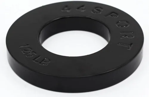 Miniatura 3 de 44LLC 44SPORT - Juego de 2 discos de peso olímpicos fraccionales de 1.25 libras, color negro