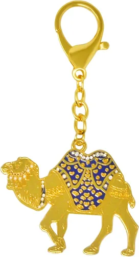 Feng Shui Cash Flow Camel Amuleto Llavero Sabiduría China Riqueza Porsperidad Éxito Buena Suerte Amuleto Lucky Fengshui Regalo