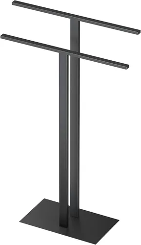 Miniatura 4 de Gatco 1552C - Toallero doble de pie moderno de 32.50 pulgadas, cromado