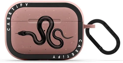 Miniatura 11 de CASETiFY Bounce Airpods Pro (1ª/2.ª generación) - Funda con anillo, negro Kingsnake - carbón mate