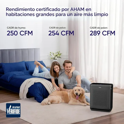 Miniatura 4 de LEVOIT Purificadores de aire para el hogar, habitación grande de hasta 1875 pies cuadrados, con prefiltro lavable, verificación AHAM, monitor