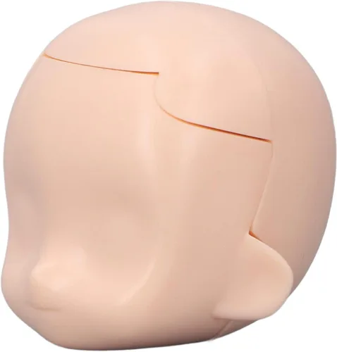 Cabeza de muñeca en blanco, reemplazo de exquisita bola articulada de silicona para muñeca articulada de 1/12 bola para adultos (blanco normal)