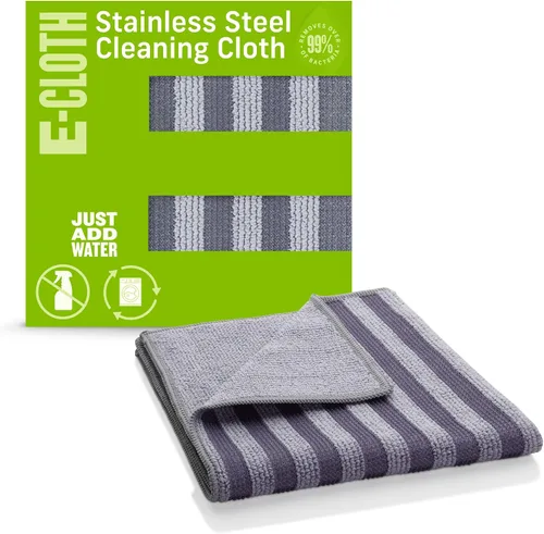 Miniatura 12 de Kit de Paño de Limpieza de Microfibra de Acero Inoxidable E-Cloth - Limpiador de Acero Inoxidable para Electrodomésticos, Horno, Estufa y Más