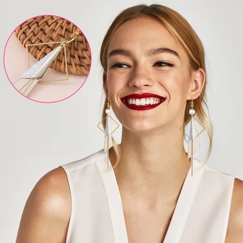Miniatura 6 de PAGOW 96 piezas de aretes de aro para hacer joyas, hipoalergénicos, cuadrados, redondos, plateados, dorados, para manualidades, suministros