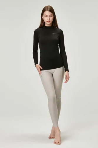 Miniatura 6 de DEVOPS - Paquete de 2 camisas de manga larga térmicas de cuello tortuga para mujer de comprensión, para usar debajo de la ropa