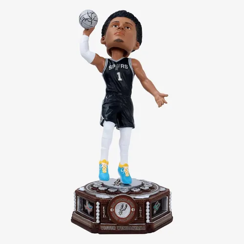 Colección de Parches Bobblehead Victor Wembanyama San Antonio Spurs Salón de la Fama y Museo Nacional de Bobbleheads Bobera de la NBA de Baloncesto