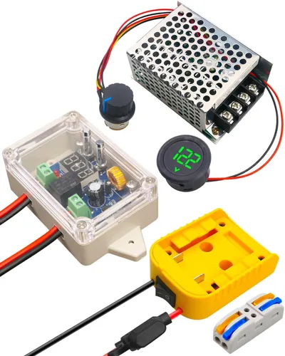 Miniatura 5 de Kit de adaptador de batería para ruedas eléctricas compatible con batería de litio Ryobi de 18V, kit convertidor de adaptador de batería