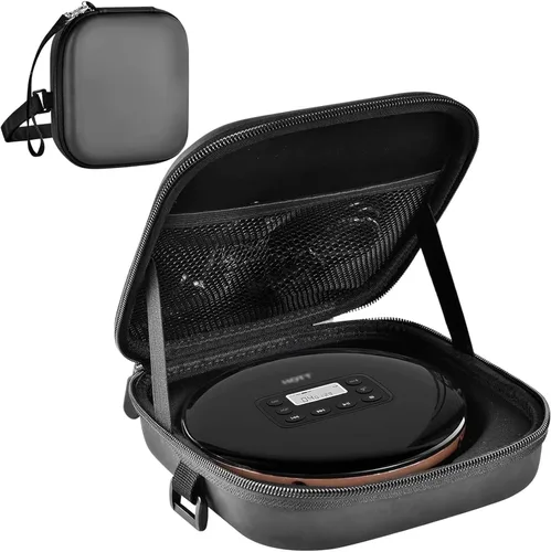 ANKHOH Funda portátil para reproductor de CD con cinturón, para lujo, para Sunoony, para MEGATEK, para Gueray, para ARAFUNA, para Klim, soporte de