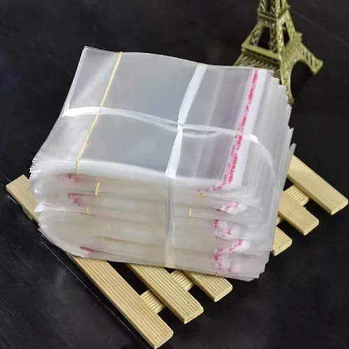 Miniatura 8 de Bolsa resellable adhesiva autoadhesiva, 1000 bolsas pequeñas de celofán transparente de 4 x 4, bolsas de polietileno OPP de 1 mil para joyas