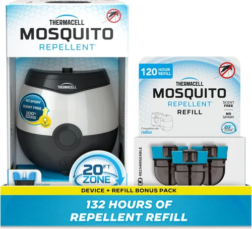 Miniatura 14 de Thermacell E-Series Rechargeable Mosquito Repeller with 20’ Mosquito Protection Zone; Bug Spray Alternative; Scent Free