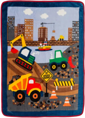 Miniatura 10 de EVERYDAY KIDS Manta para niños pequeños, 30 x 40 pulgadas, rescate de bomberos y policía, súper suave, afelpada, cálida y cómoda Bomberos y rescate