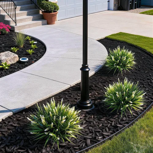 Miniatura 7 de alyptus Flores artificiales para exteriores, 12 paquetes de plantas de plástico, flores blancas sintéticas, hierba falsa de mono para decoración