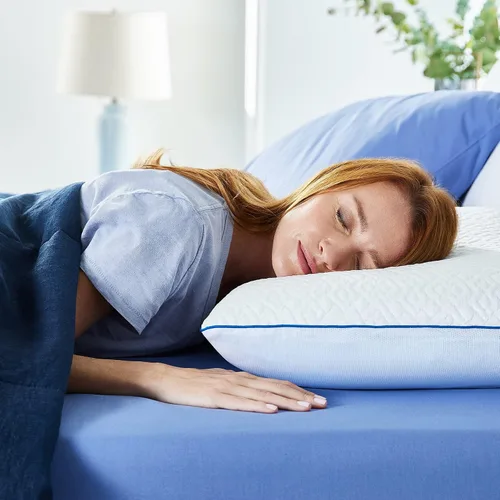 Miniatura 4 de Sleep Innovations Forever Cool Gel Memory Foam Pillow, Standard (Pack of 2), White 2 Count