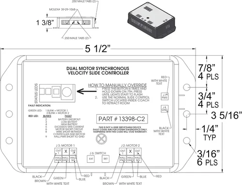 Miniatura 2 de AP Products 014-211852 Controlador de repuesto en la pared Slide V-Sync para Slide-Out