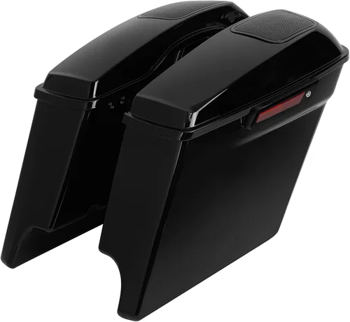 Miniatura 11 de TCT-MOTORPARTS Alforjas rígidas extendidas de 5 pulgadas x 7 pulgadas para bocinas Harley 2014-2024 Touring Road King, Road Glide, Street Glide