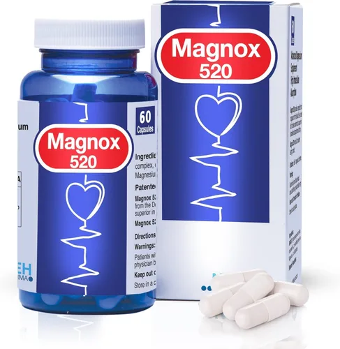 Miniatura 13 de MAGNOX® 520 Suplemento de magnesio de 520 mg de magnesio de alta absorción para hombres y mujeres con minerales del mar muerto 3 veces más