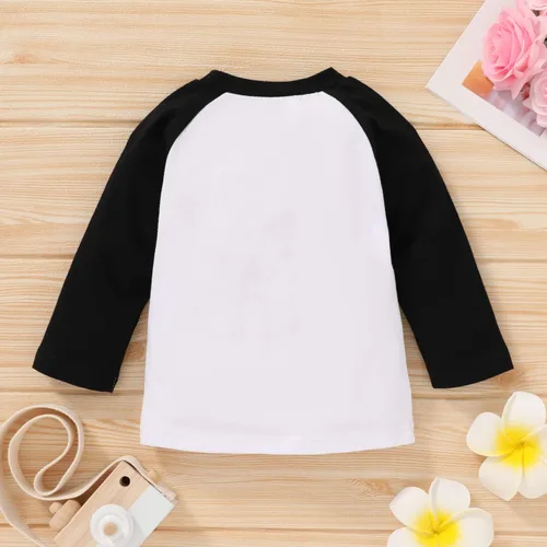 Miniatura 4 de JEELLIGULAR Camiseta de Navidad para niños y niñas, camiseta de manga larga con estampado de letras para bebés, ropa de festival de 6 meses a 5 años
