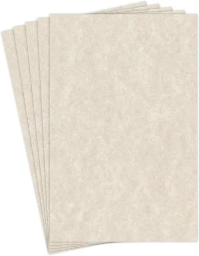 Miniatura 6 de Papel pergamino de papelería envejecido, enlace de 24 libras, texto de 60 libras, papel de 90 GSM, 50 hojas por paquete, 11 x 17 pulgadas