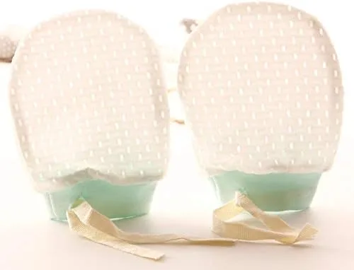 Miniatura 6 de Lindos guantes de algodón para niños y niñas, guantes ajustables con cordón ajustable para bebés