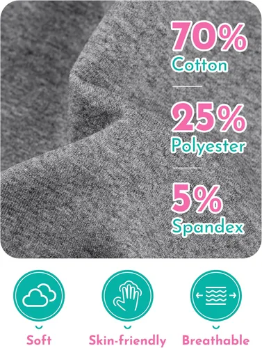 Miniatura 15 de Resinta Paquete de 3 pantalones deportivos de algodón para niños pequeños, pantalones deportivos con bolsillo, ropa de entrenamiento