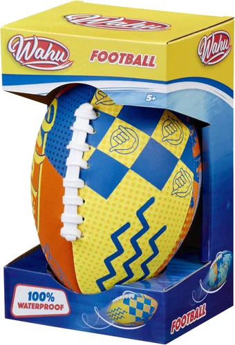 Miniatura 7 de WAHU Fútbol de playa 100% impermeable con cordones reales para jugar dentro y fuera del agua, fútbol al aire libre de 9 pulgadas