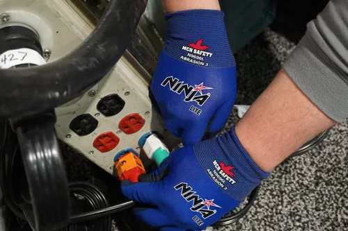 Miniatura 5 de MCR Safety® ® Lite - Guantes grandes, azul/negro, 12/par - 1 unidad