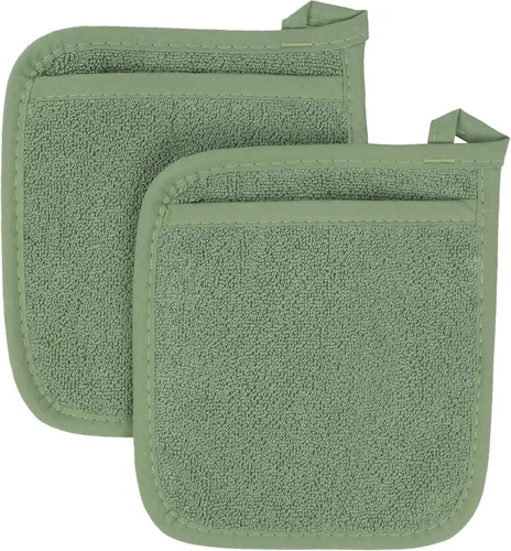 Miniatura 18 de RITZ Guante de bolsillo de rizo y almohadilla caliente: resistente al calor inigualable, 100% algodón duradero, diseño ergonómico para un agarre