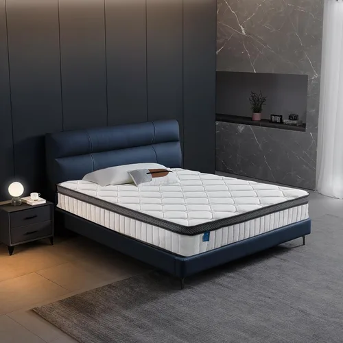 Colchón completo de 10 pulgadas tamaño matrimonial 75"*54"*10" Material saludable suave cómodo transpirable Refuerzo de cuatro lados silencioso