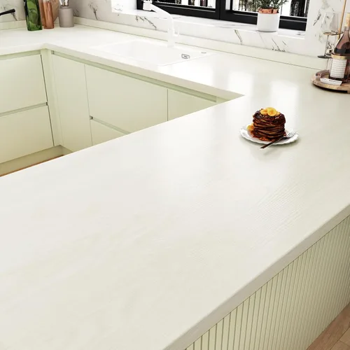 Miniatura 11 de WESTICK Papel de contacto de grano de madera de roble claro, papel de contacto para encimera de cocina, papel de contacto neutro de madera