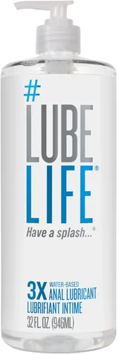 Miniatura 10 de LubeLife 3X Lubricante Anal – Lubricante a Base de Agua Extra Grueso para Hombres, Mujeres y Parejas – Lubricante Personal No Pegajoso, Compatible