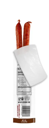 Miniatura 5 de Wenzel's Farm Palitos de tocino y carne de res │ Palitos de aperitivos │ Sabrosos, Ahumados naturales │ Alto en proteínas, bajo en carbohidratos │