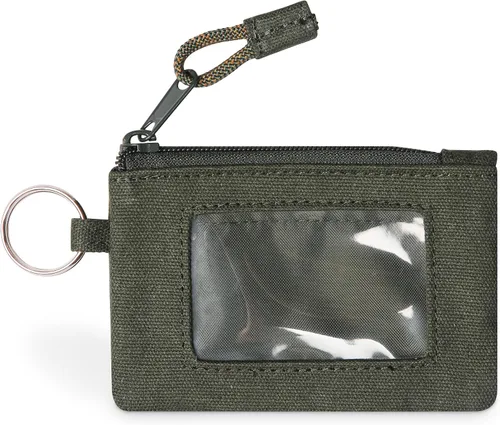 Miniatura 16 de KAVU Stirling Cartera delgada de lona de algodón con cremallera de doble cara