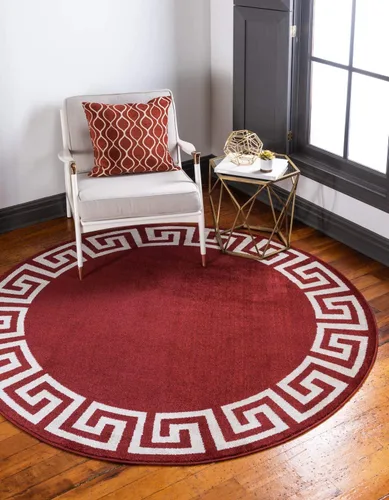 Miniatura 19 de Unique Loom Athens Collection - Alfombra clásica geométrica con diseño de borde moderno, 2 x 3 pies, color carbón/beige