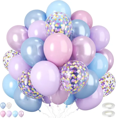 Miniatura 15 de Globos de animales, 60 globos de fiesta de 12 pulgadas, color verde y marrón crema, globos estampados de guepardo de animales para decoración