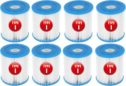 Miniatura 9 de Cartucho de filtro de piscina tipo I para piscinas sobre el suelo, 58093 Cartucho de filtro de repuesto para filtro de piscina, elementos de filtro