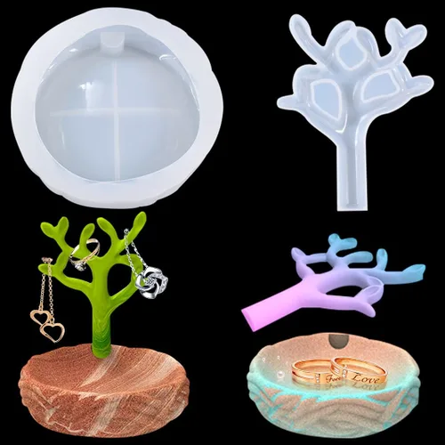 Miniatura 8 de Rolin Roly 2 moldes de resina para posavasos, molde de silicona, molde en forma de corazón, hipopótamo, moldes epoxi para fundición, portavelas