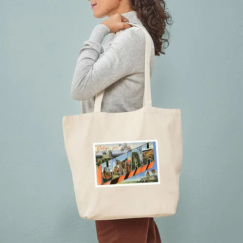 Miniatura 2 de CafePress Utah UT Tote Bag Bolsa de lona natural, bolsa de compras de tela, Caqui