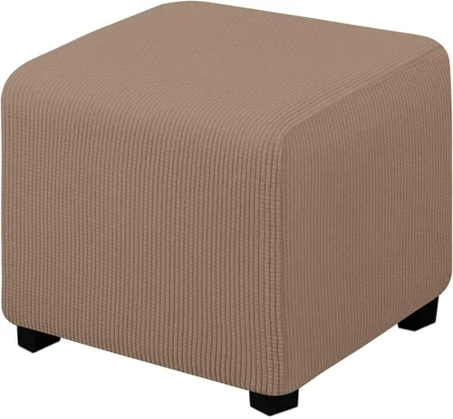 Miniatura 22 de Easy-Going Funda Elástica para Otomana Taburete de Almacenamiento Plegable Protector de Muebles Funda Rectangular Suave con Parte Inferior Elástica