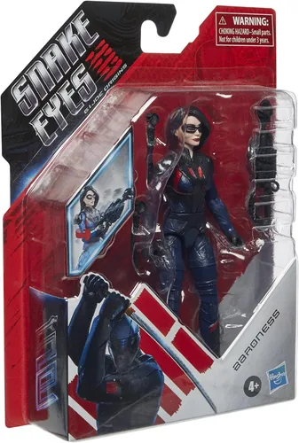 Miniatura 7 de G. I. Joe Snake Eyes: G.I. Joe Origins Baroness Figura de acción, juguete coleccionable con divertidas características de acción y accesorios