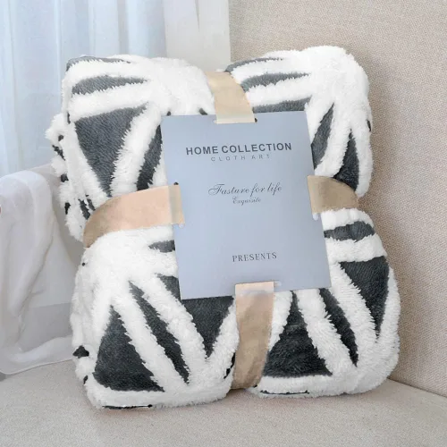 Miniatura 9 de LOMAO – Manta de vellón sherpa, suave y mullida de doble faz para sillón, sofá o cama (negro, 51 x 63 pulgadas)