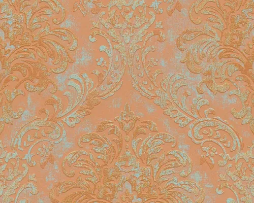 Miniatura 6 de CONCORD WALLCOVERINGS ™ Papel pintado moderno con textura, barroco, clásico, pared de vinilo, dorado, metálico, blanco, 21 pulgadas x 33 pies