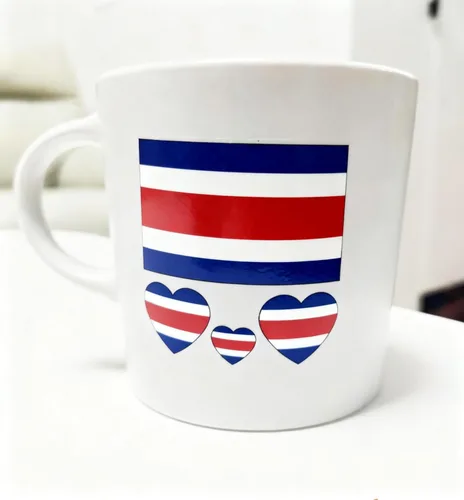 Miniatura 4 de Tatuajes de bandera de Costa Rica, 10 hojas de calcomanías faciales temporales deportivas de Costa Rica, 40 piezas impermeables para sudar