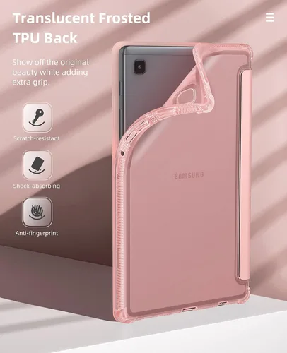 Miniatura 3 de MoKo Funda compatible con Samsung Galaxy Tab A7 Lite de 8.7 pulgadas 2021 (SM-T225/T220/T227), funda inteligente delgada y ligera con triple soporte