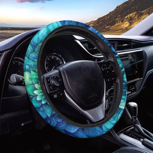 Miniatura 24 de AFPANQZ - Fundas para volante con diseño de nebulosa y galaxia, 14-15 pulgadas, ajuste universal, para la mayoría de los coches, sedanes, SUV