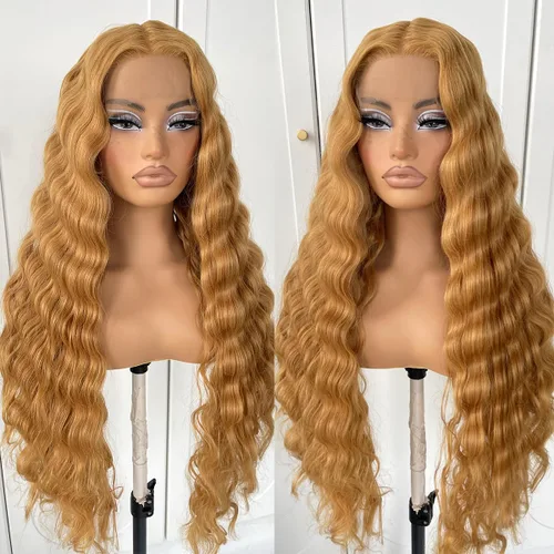 Miniatura 5 de Pelucas rizadas de 16 pulgadas sin pegamento, peluca corta y rizada HD con encaje frontal con línea de cabello natural, pelucas sintéticas blancas