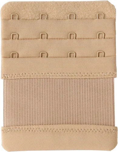 Miniatura 2 de Extensores de brasier, 4 ganchos, elástico, extensión, cómodo, paquete de 3
